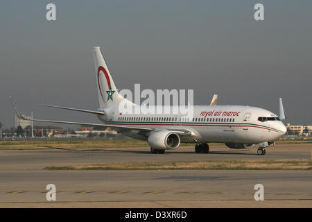 ROYAL AIR MAROC BOEING 737 Stockfoto