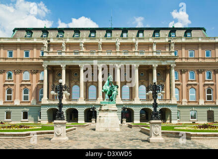 Reiterstatue von György Vastagh Buda Burg ungarische Nationale Galerie Budapest, Ungarn, Europa, EU Stockfoto