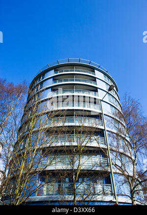 Moderne Wohnungen. Woking, Surrey, UK. Stockfoto