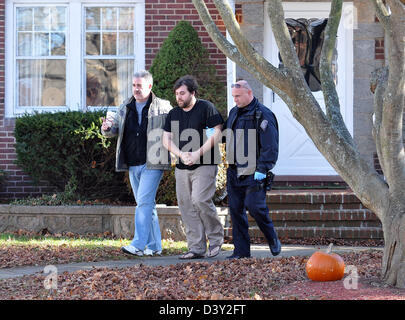 Mann wegen Marihuana in CT USA verhaftet. Gesetze in den USA verändern und Topf wird in vielen Staaten legalisiert werden. Stockfoto