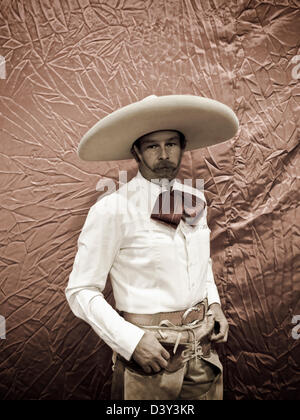 Mexiko, Jalisco, Guadalajara, Porträt von mexikanischen Charro (Cowboy) Stockfoto