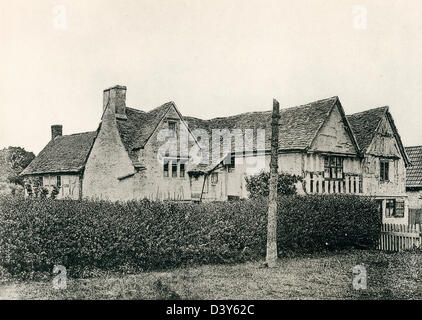 Eine Lichtdruck-Platte "A Bauern-bei Leonard Stanley, in der Nähe von Stroud, Glos.", mit einer hohen Auflösung aus einem Buch gescannt veröffentlicht im Jahre 1905 Stockfoto