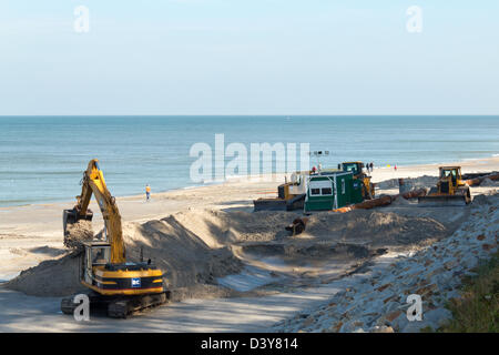 Rewahl, Polen, Strand Nahrung an der Küste Rewaler Stockfoto