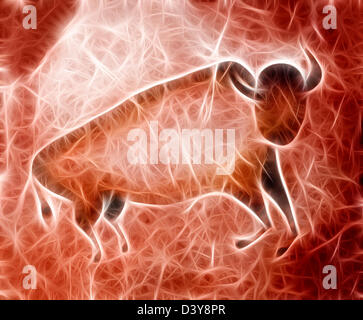 Stier - Stier ein la Altamira Stockfoto