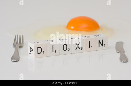 Stuttgart, Deutschland, Symbol Foto-Dioxin-Skandal Stockfoto