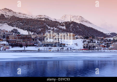 St. Moritz, Kanton Graubünden, Schweiz Stockfoto