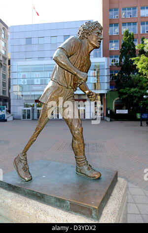 Terry Fox Statue Ottawa Ontario Kanada National Capital City Krebs Bewusstsein humanitäre Stockfoto