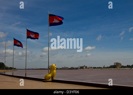 Mekong-Fluss, Kambodscha Stockfoto