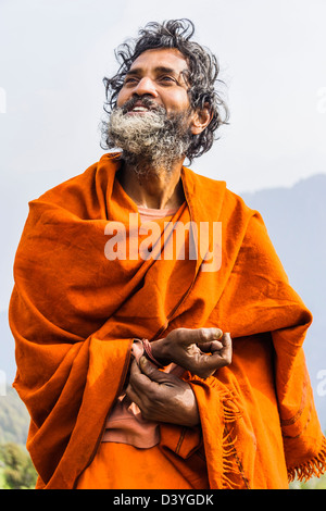 Indischen Sadhu-Porträt Stockfoto