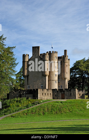 Braemar Castle, Braemar, Royal Deeside, Aberdeenshire, Schottland, Vereinigtes Königreich, Europa. Stockfoto