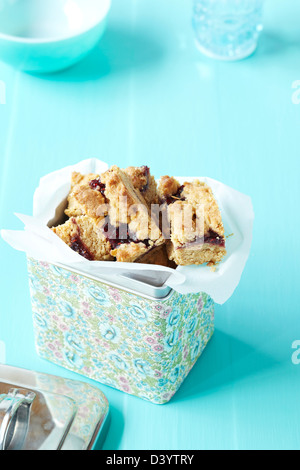 Cookie-Quadrate Stockfoto