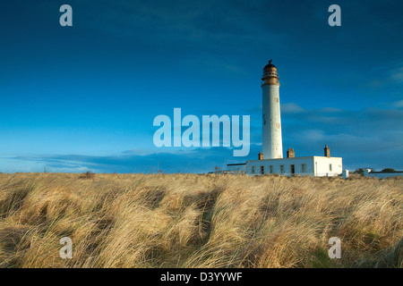 Scheunen-Ness-Leuchtturm auf dem John Muir Weg in der Nähe von Dunbar, East Lothian Stockfoto