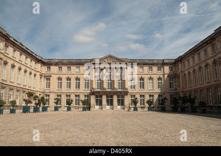 Das Palais de Compiègne (Schloss von Compiègne) in Compiègne, Oise Abteilung der Picardie, Nord-Frankreich. Stockfoto