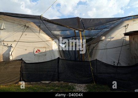 Einheit in Drouillard Krankenhaus MSF Port-au-Prince Haiti zu verbrennen Stockfoto