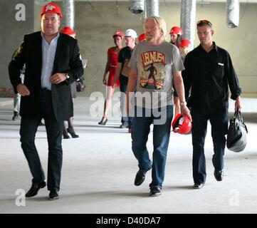 Jophannesburg, Südafrika. 27. Februar 2013. Richard Branson im Virgin Active in Sandton am 27. Februar 2013, in Johannesburg, Südafrika. (Foto von Gallo Images / Sowetan / Vathiswa Ruselo/Alamy Live News) Stockfoto