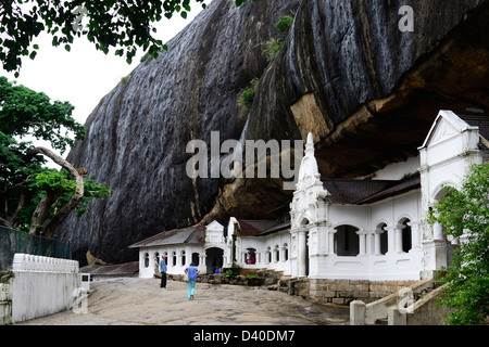 Dambulla Höhle Tempel in Zentral-Sri-Lankas. Stockfoto