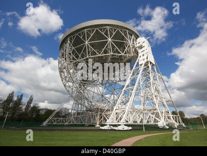 Lovell-Radioteleskop am Jodrell Bank Observatory, Cheshire, England Stockfoto