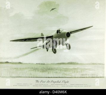 Heinkel, er 178 Stockfoto