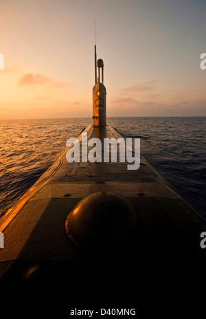 Nukleare u-Boot HMS Talent im Suezkanal, Ägypten Stockfoto