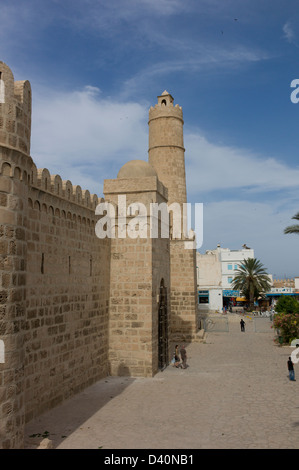 Wand der Moschee in Sousse Tunesien Stockfoto