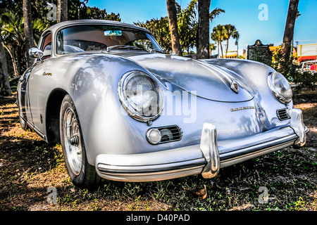 1956 Porsche 356A 1600 Speedster auf der Exot in Sarasota Florida Stockfoto