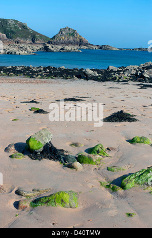 Portelet Bay, Jersey, Kanalinseln, Großbritannien Stockfoto