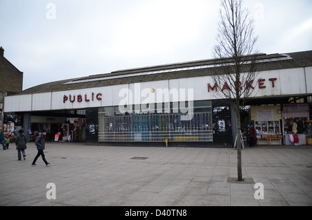 Die Markthalle in Woolwich in Südlondon. Stockfoto