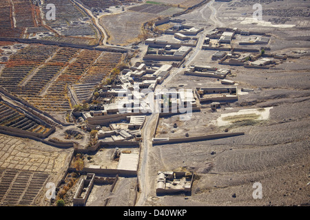 Ein typisches Dorf der Provinz Kandahar, Afghanistan. Stockfoto