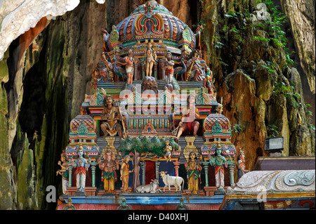 Asien Malaysia Kuala Lumpur Hindu Tempel Batu Caves Stockfoto