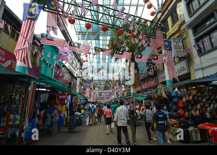 Asien Malaysia Kuala Lumpur Chinatown Stockfoto