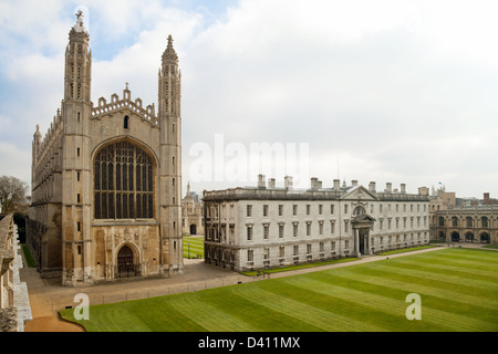 Kings College Chapel und die Gibbs bauen, Kings College, Cambridge University UK Stockfoto