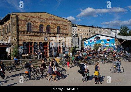 Edelweiss-Bar-Restaurant im Görlitzer Park, Kreuzberg, Berlin Stockfoto