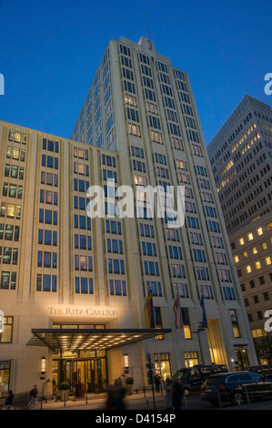 Beisheim-Turm, Hotel Ritz-Carlton, Potsdamer Platz, Berlin Stockfoto