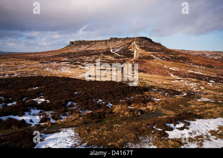 Higger Tor von Carl Walk im Peak District National Park gesehen. Stockfoto