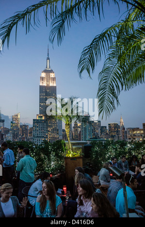 Rooftop Bar 230 Fith Avenue, Manhattan, New York, USA Stockfoto