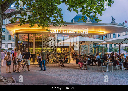 Collana Bar Restaurant, Opernhaus Zürich, Zürich, Schweiz Stockfoto