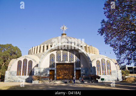 St. Maria von Zion Kirche Axum Äthiopien Afrika Stockfoto