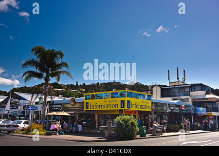 Stadt von Paihia in der Bay of Islands, Northland, Ostküste, Nordinsel, Neuseeland. Stockfoto
