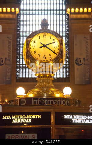 Grand Central Station Uhr NYC Stockfoto