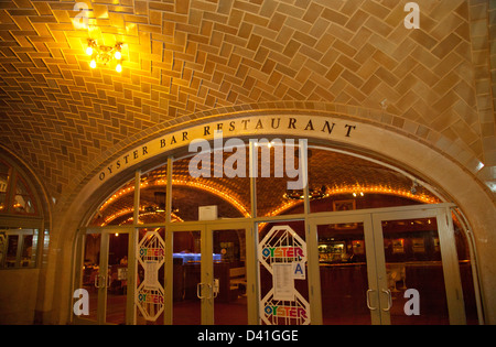 Austern-Bar-Restaurant im Grand Central Station Stockfoto