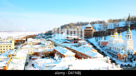 Die Geburtskirche von St. Johannes Baptist Nischni Nowgorod Stockfoto