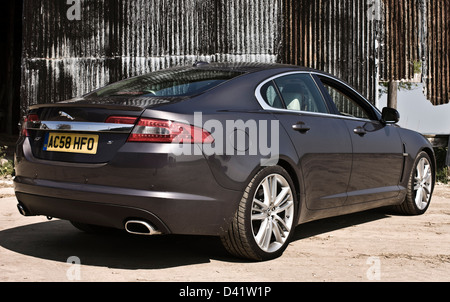 Jaguar XFR, Mittelklasse-Luxus Sport-Limousine, Winchester, UK 20 04 2009 Stockfoto