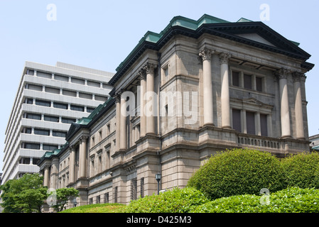 Hauptquartier der japanischen Nippon Ginko, Bank of Japan (BOJ), historisches Gebäude in Nihonbashi, Tokyo während der Meiji-Zeit gebaut. Stockfoto