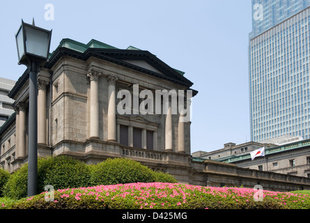 Hauptquartier der japanischen Nippon Ginko, Bank of Japan (BOJ), historisches Gebäude in Nihonbashi, Tokyo während der Meiji-Zeit gebaut. Stockfoto