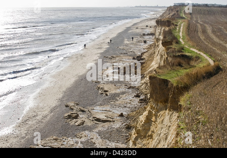 Benacre Strand-Suffolk Stockfoto