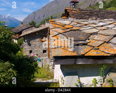 Villaron, Bessans, Savoie, Frankreich Stockfoto