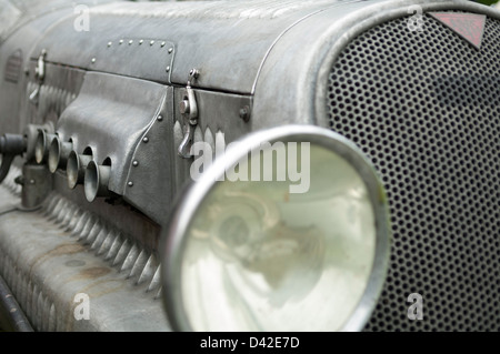 Alvis klassische Rennwagen Nahaufnahme Stockfoto