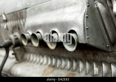 Alvis klassische Rennwagen Nahaufnahme Stockfoto