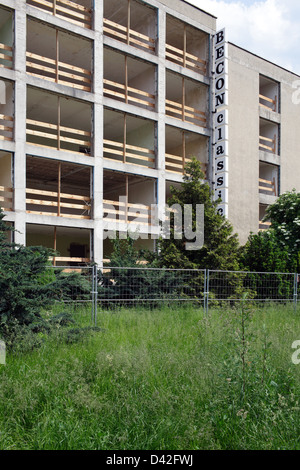 Berlin, Deutschland, die Ruine des Fabrikgebaeudes in Lichtenberg Stockfoto