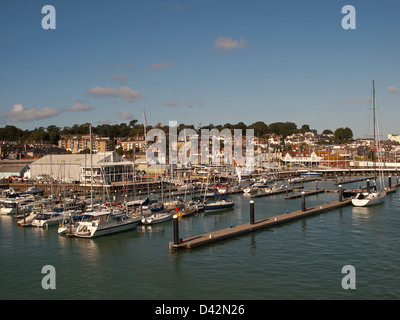 West Cowes Yacht Haven Isle Of Wight, England UK Stockfoto